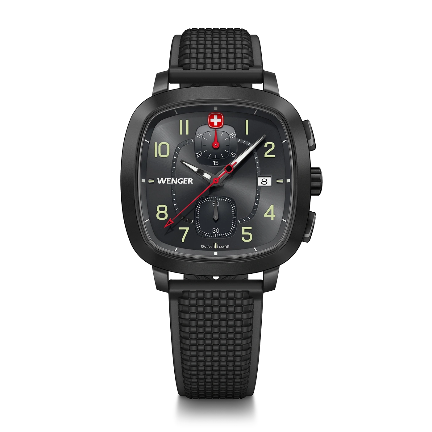 Chrono men's watch black Ø 39.5 mm A classic, sporty chronograph with a modern twist